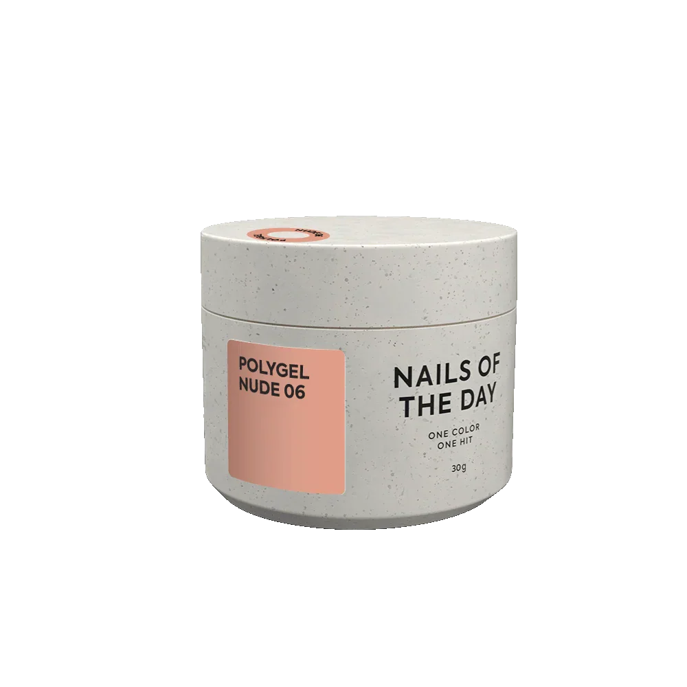 NAILSOFTHEDAY Polygel Nude 06 — Polígel en tono nude cálido, 30 g