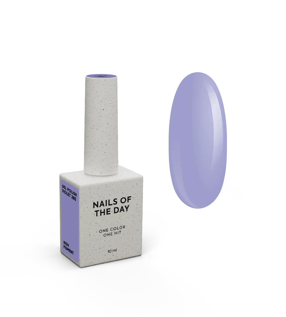 NAILSOFTHEDAY Let's Special Violet — esmalte semipermanente de uñas color lila que cubre en una capa, 10 ml