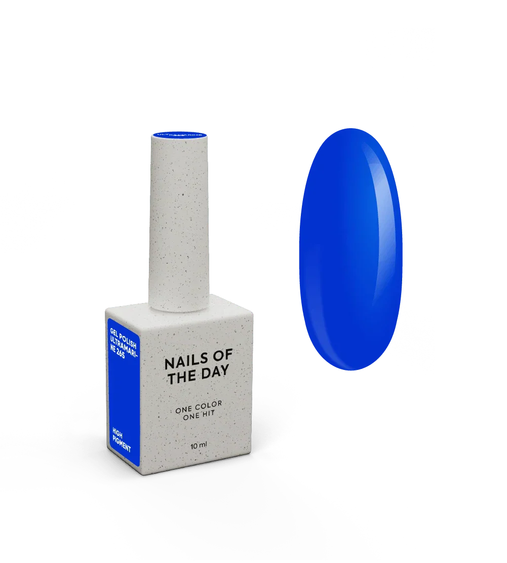 NAILSOFTHEDAY Let's Special Ultramarine: esmalte semipermanente de uñas azul marino que cubre en una capa, 10 ml