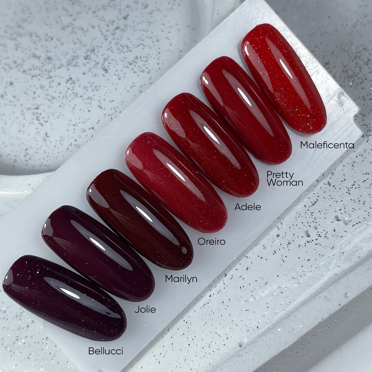 NAILSOFTHEDAY Let's Special Marilyn: esmalte semipermanente de uñas color sangre que cubre en una capa, 10 ml