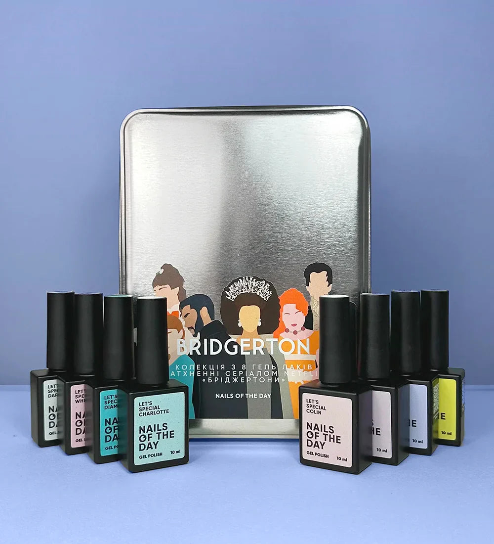 Caja de hojalata "Let's special Bridgerton" para regalar a ti misma o a una amiga, ideal para impactantes unboxings de la colección.