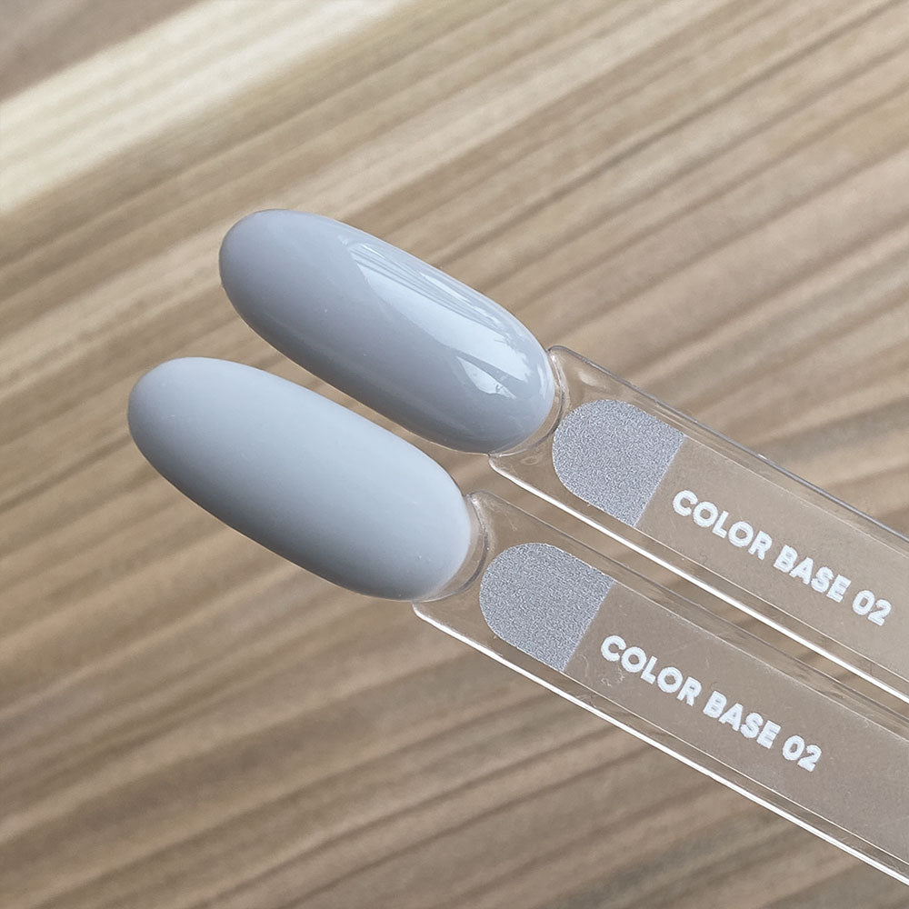 NAILSOFTHEDAY Color base 02 – base de color para uñas (gris claro), 10 ml