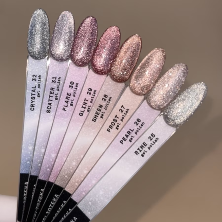 BIBLIOTEKA Esmalte semipermanente efecto ojo de gato Nº 28 Sheen – beige claro cálido, 10 ml