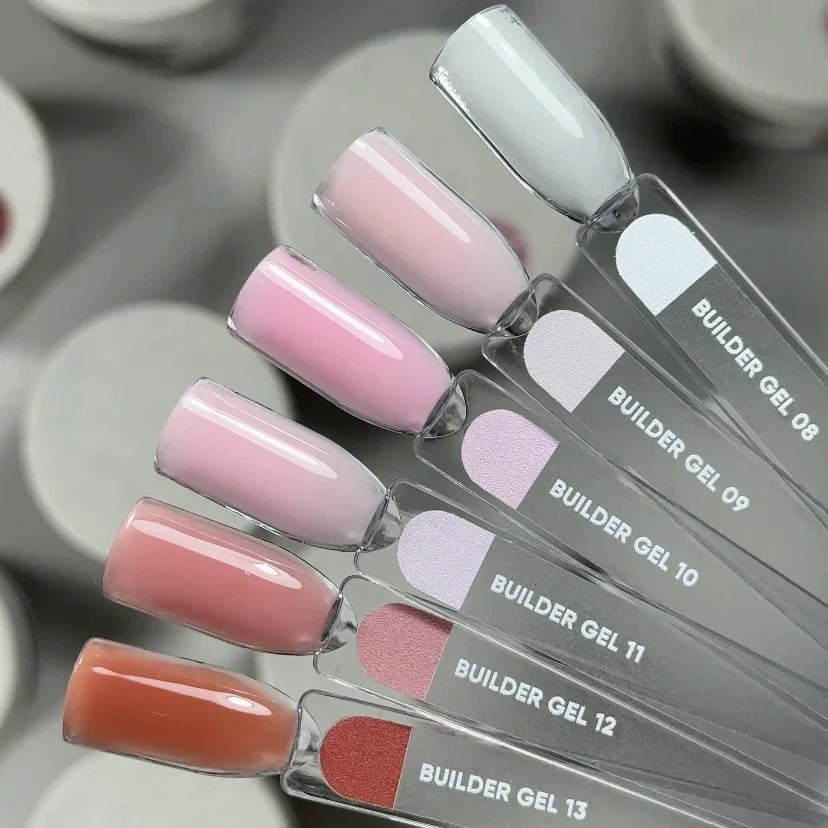 NAILSOFTHEDAY Builder Gel 08 — gel lechoso para extensiones de uñas, 15 ml