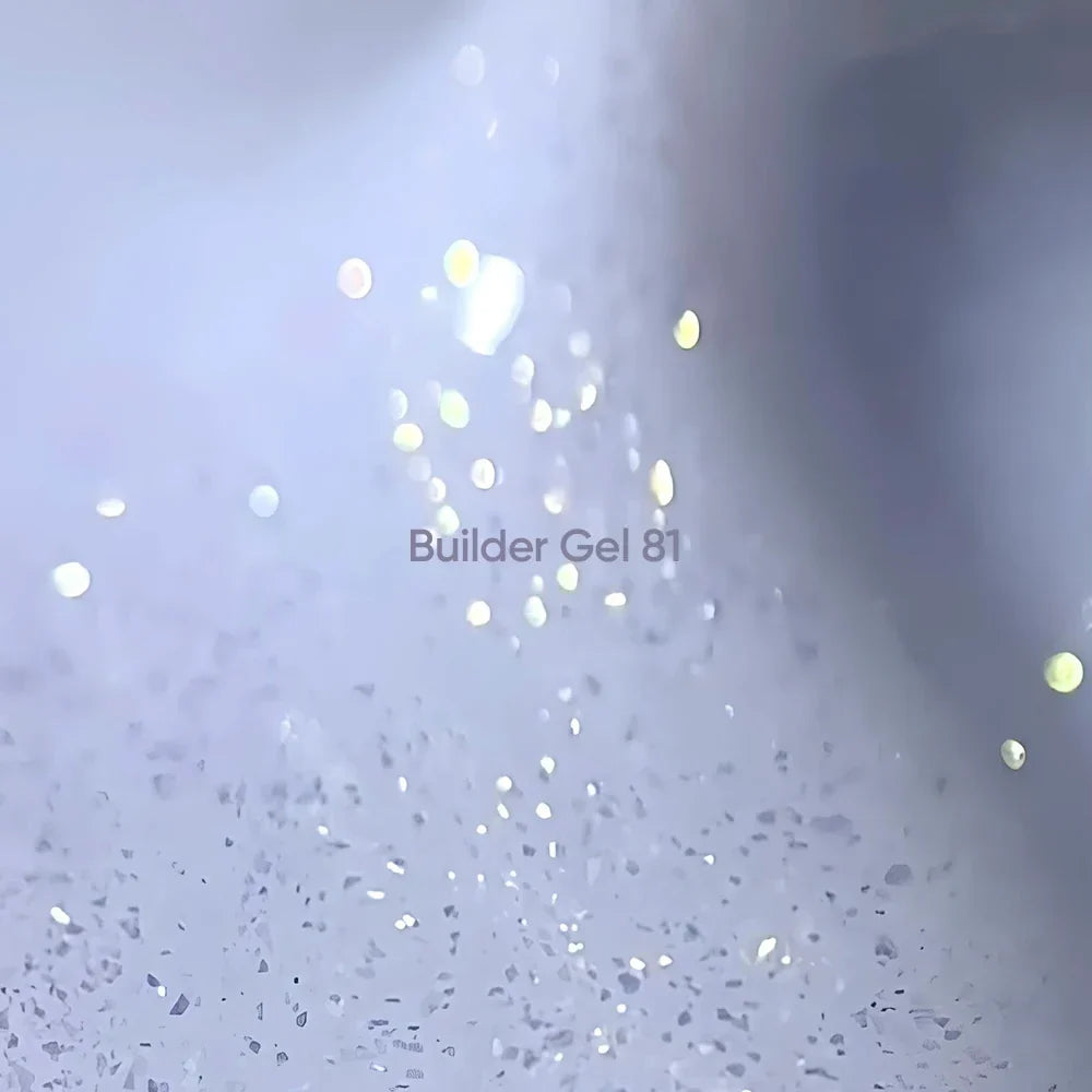NAILSOFTHEDAY Builder Gel 81 — gel constructor lechoso con shimmer, 15 ml