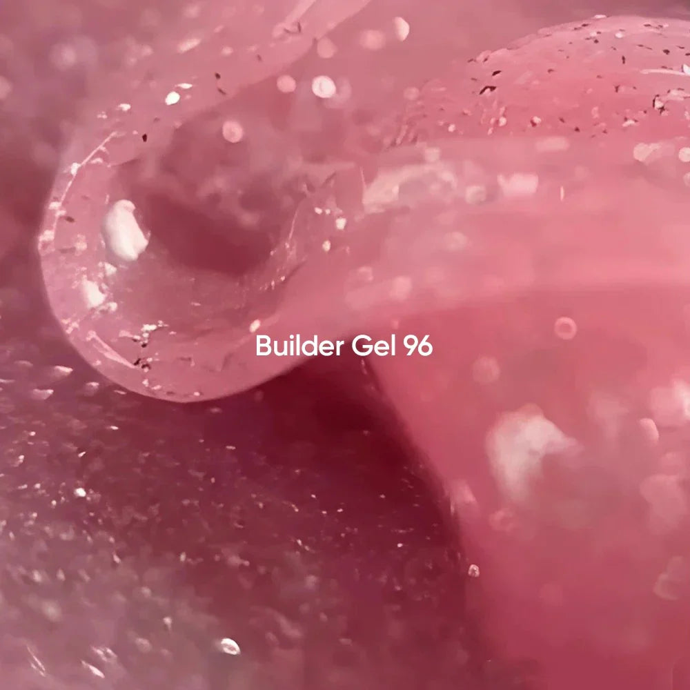 NAILSOFTHEDAY Builder Gel 96 — builder gel reflectante rosa, 15 ml
