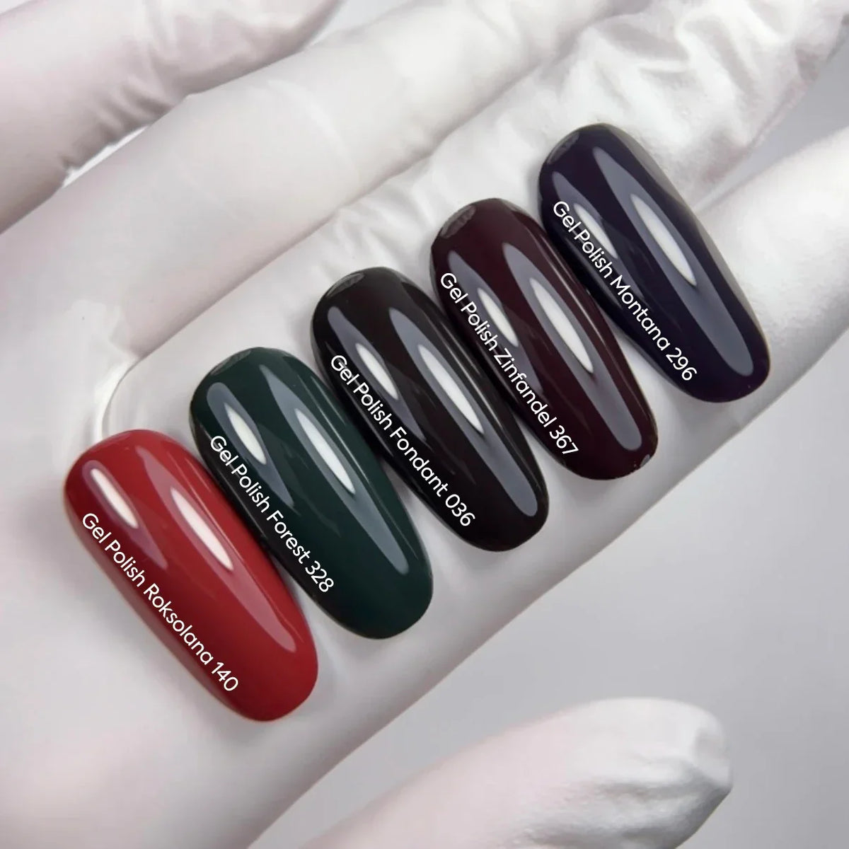 NAILSOFTHEDAY Gel Polish Zinfandel — esmalte semipermanente burdeos oscuro, cobertura en una sola capa, 10 ml