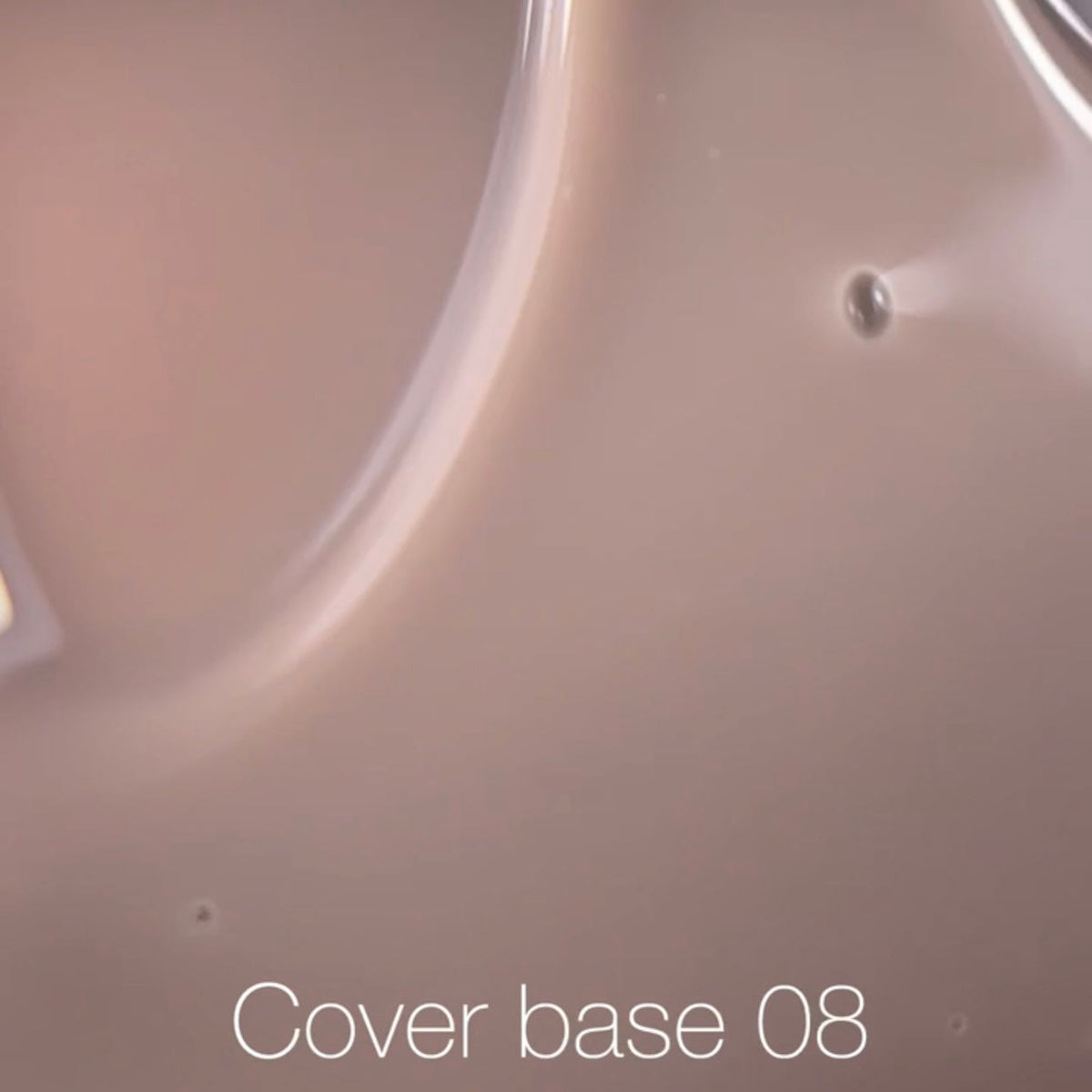 Nailsoftheday Cover base NEW Formula 08: base de camuflaje para uñas en color capuchino, 10 ml