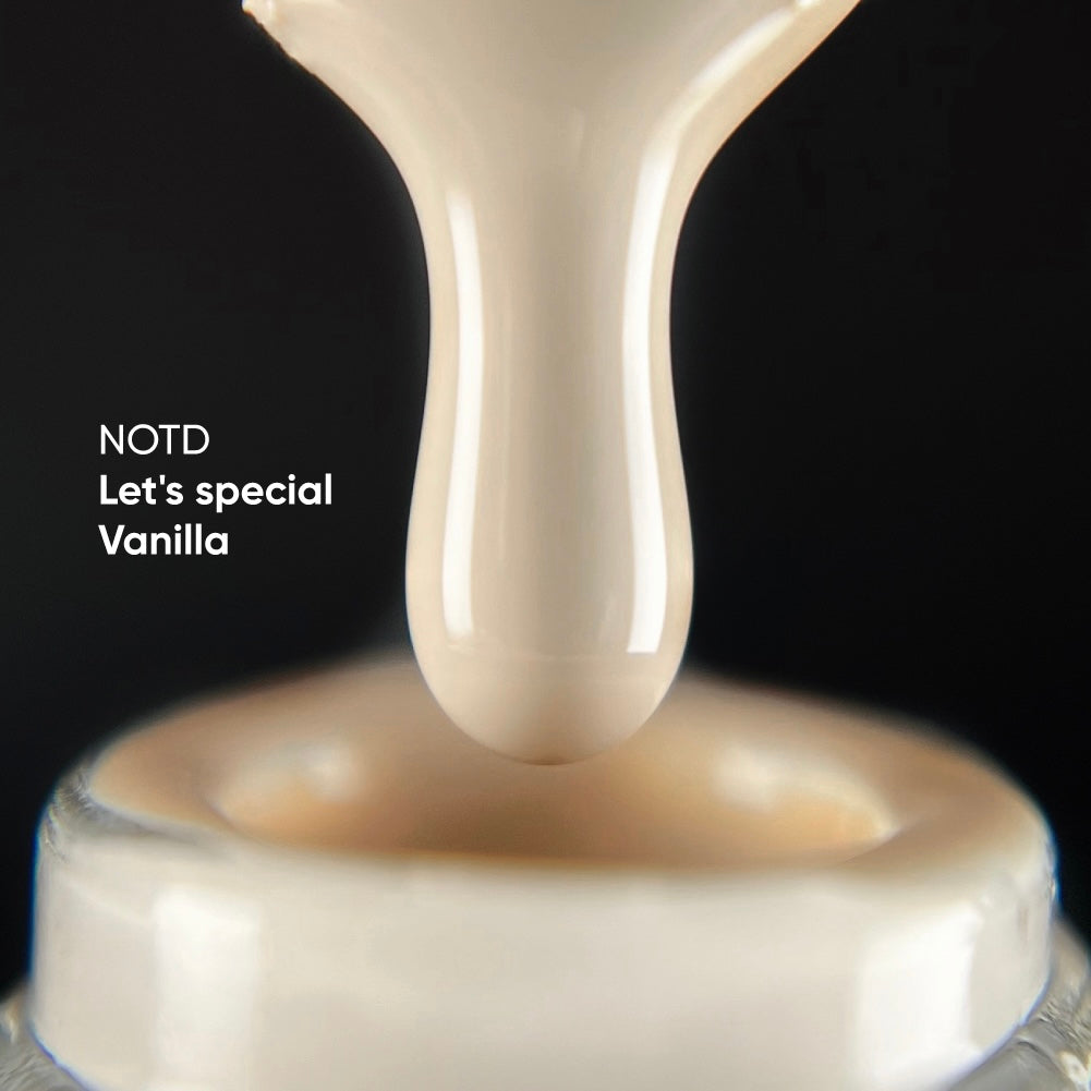 NAILSOFTHEDAY Let's Special Vanilla — esmalte semipermanente de uñas de color vainilla que cubre en una capa, 10 ml