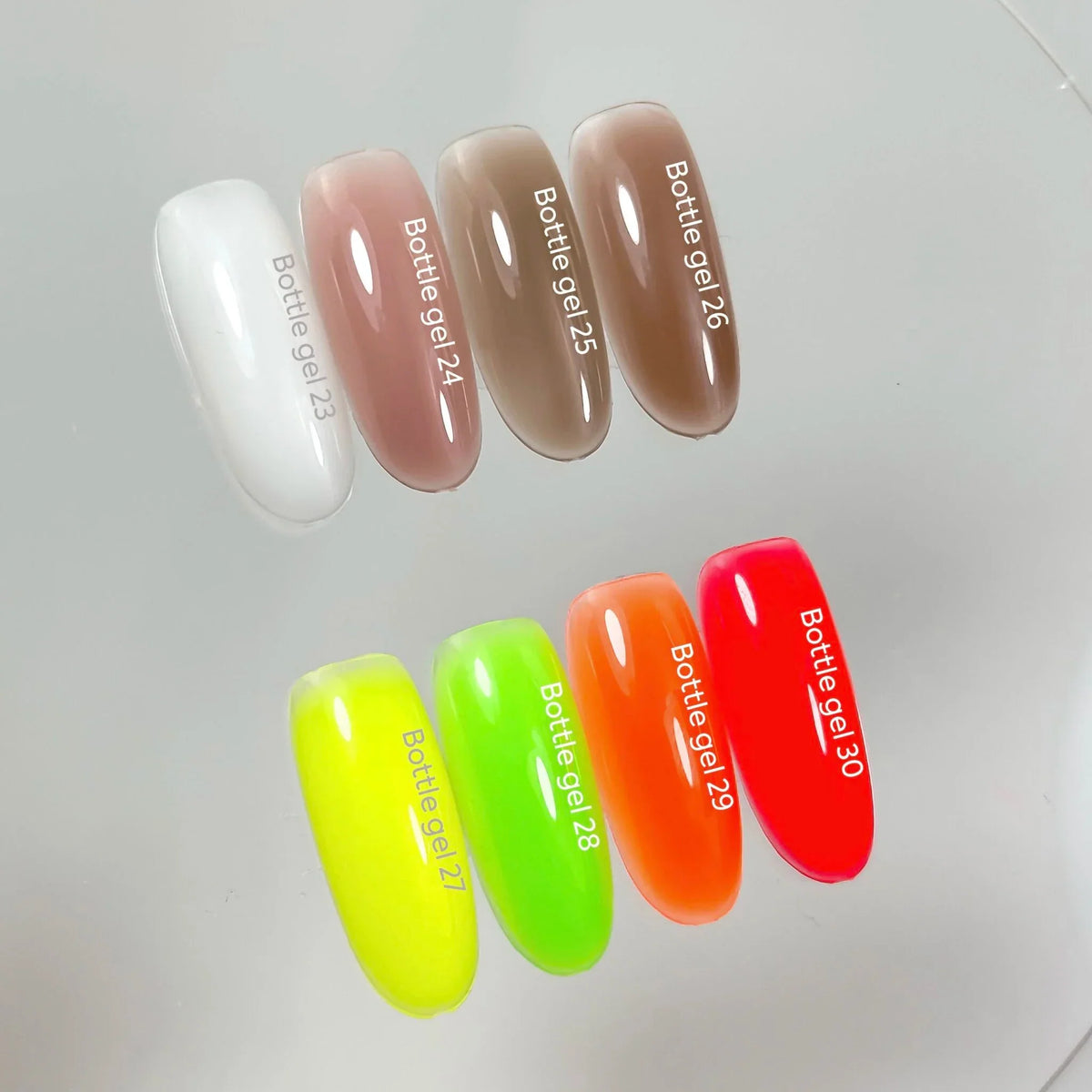 NAILSOFTHEDAY Bottle Gel 23 – gel ultraresistente lechoso para el refuerzo de uñas, 10 ml