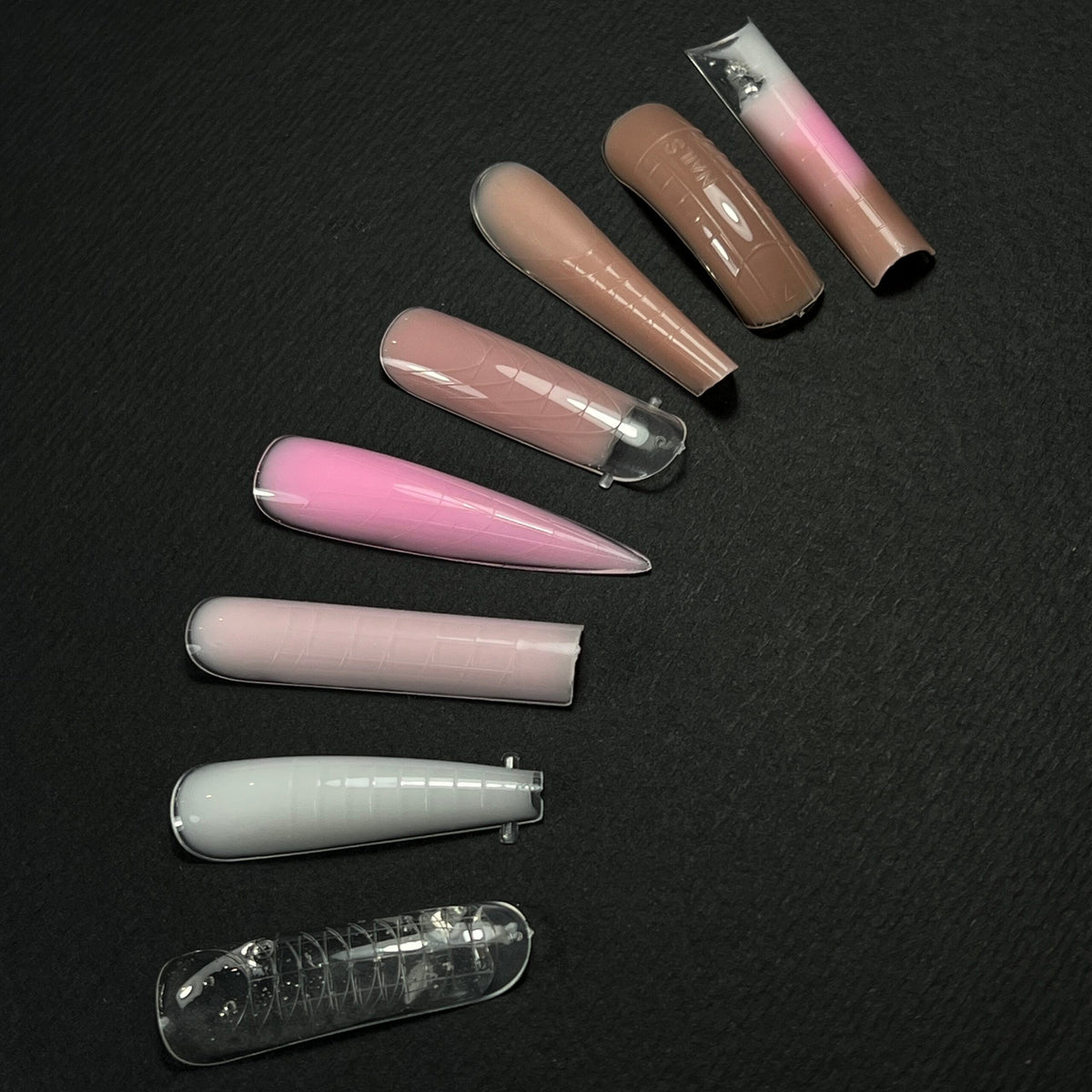 NAILSOFTHEDAY Dual Form Square (Type 5) — formas superiorestipo cadrado para uñas, 120 piezas