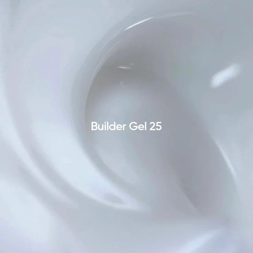 NAILSOFTHEDAY Builder Gel 25 — gel constructor blanco intenso para extensión de uñas, 15 ml.