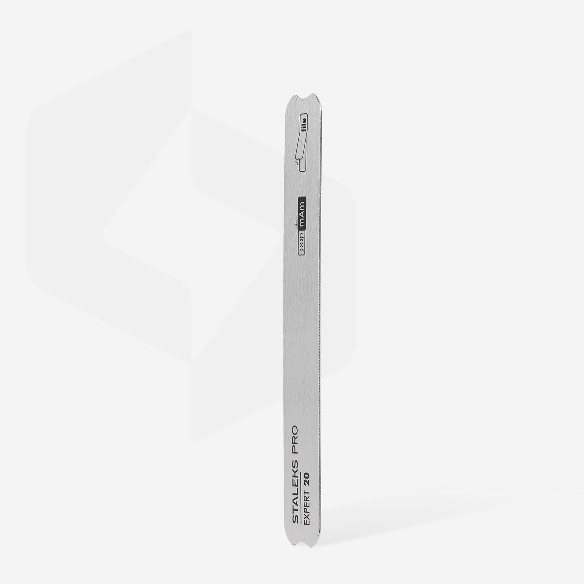 Lima de metal (Base) Staleks Pro Expert 20. Recta, 162/19mm