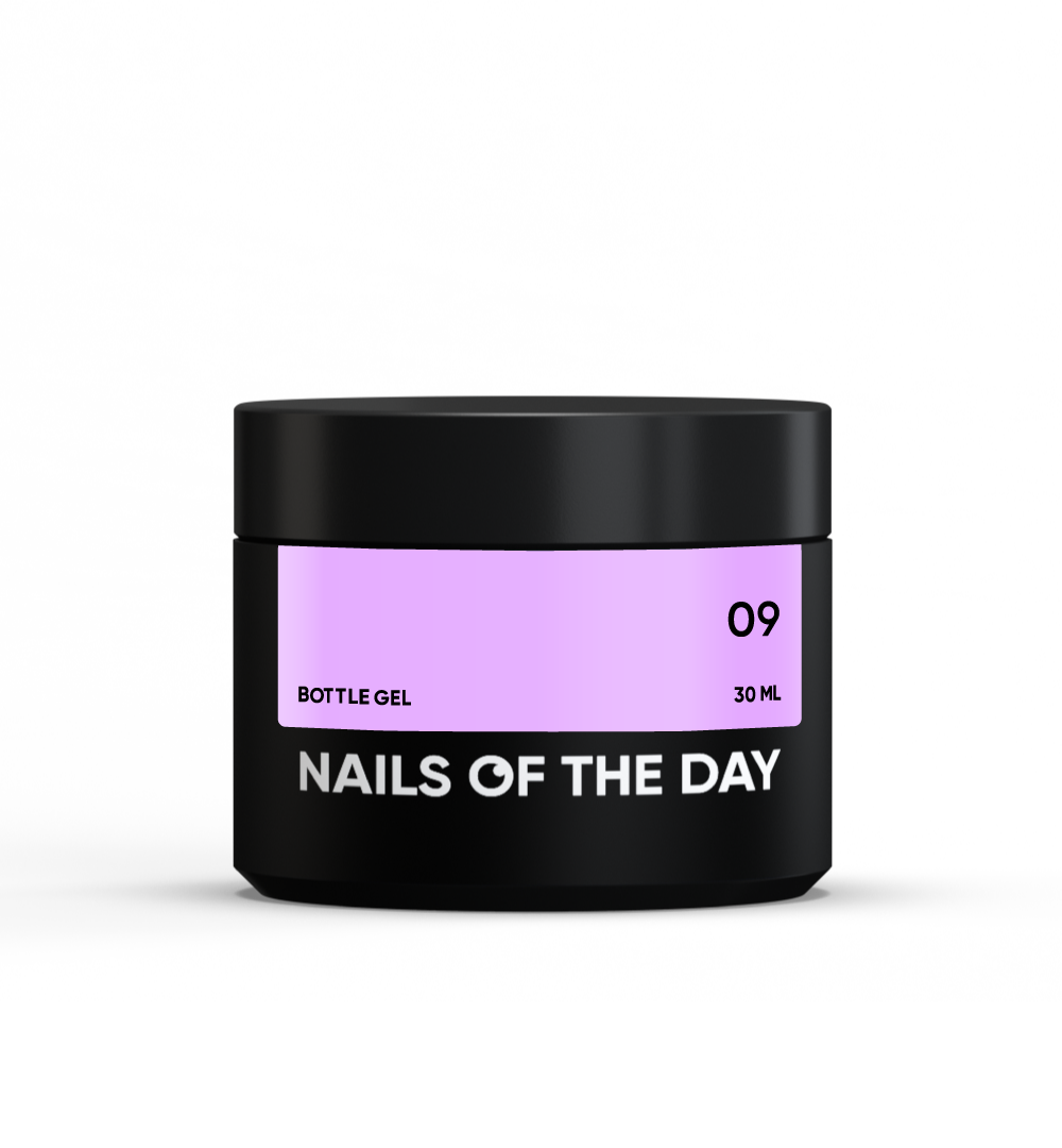 NAILSOFTHEDAY Bottle gel 09 – gel ultra fuerte , gel legendaria, 10 ml