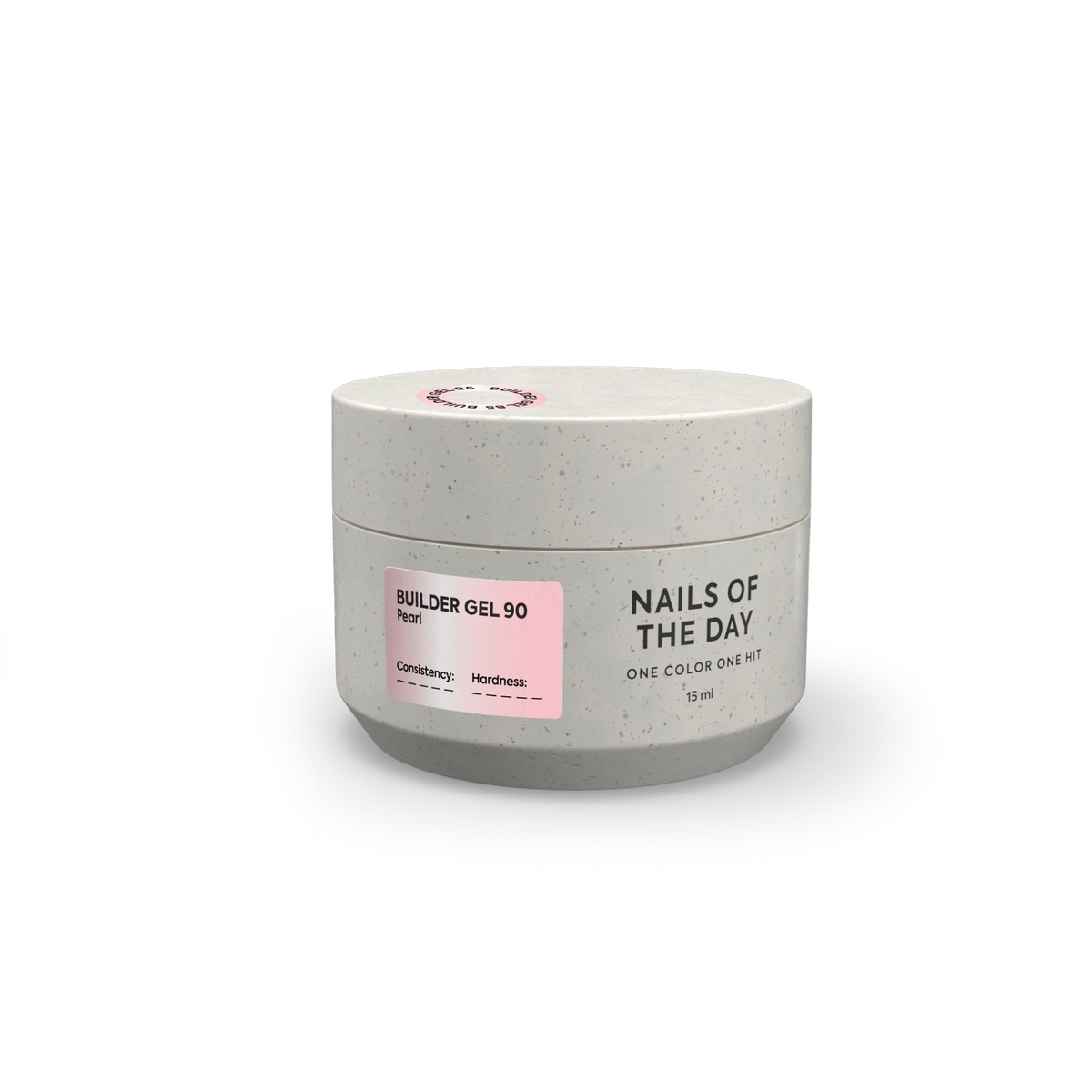 NAILSOFTHEDAY Builder Gel 90 — builder gel perlado para extensión de uñas, 15 ml