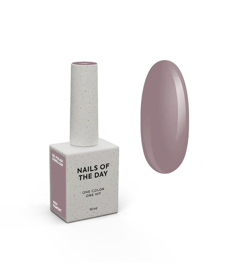 NAILSOFTHEDAY Let's Special Charli: esmalte de uñas en gel de color chocolate frío que cubre una capa, 10 ml
