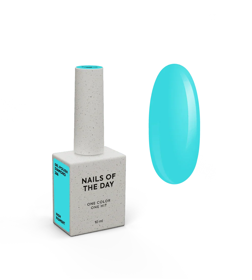 NAILSOFTHEDAY Let’s special Diamond — esmalte semipermanente azul celeste, 10 ml