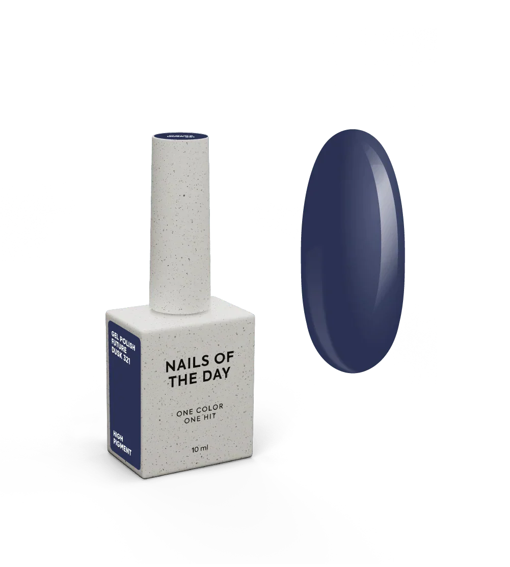 NAILSOFTHEDAY Let's Special Future Dusk — esmalte semipermanente de uñas de color azul oscuro, monocapa 10 ml