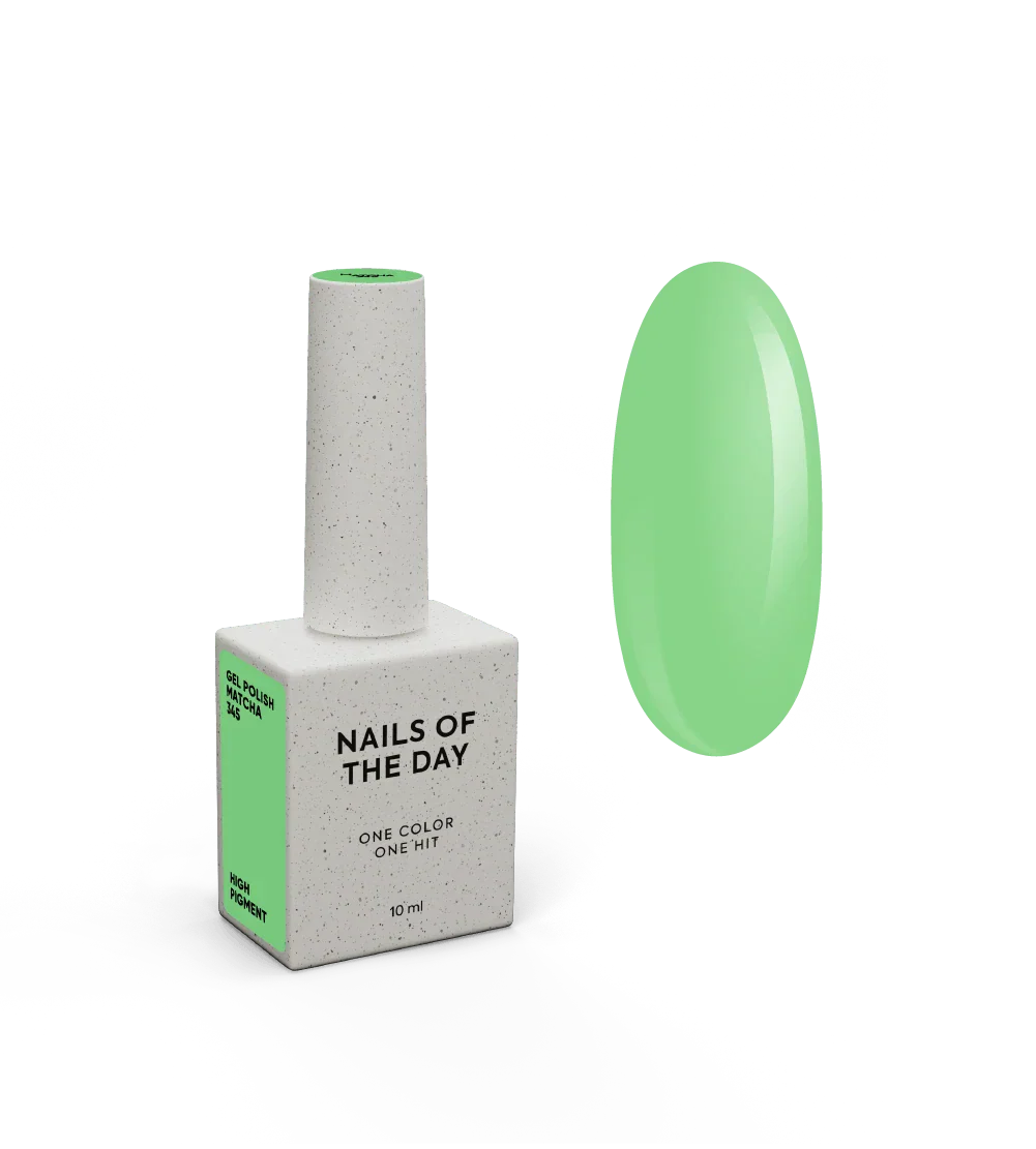NAILSOFTHEDAY Let's Special Matcha — esmalte semipermanente de uñas color pistacho que cubre en una capa, 10 ml