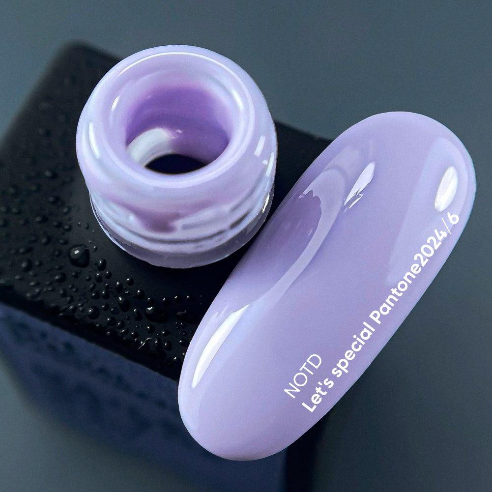 NAILSOFTHEDAY Let's Special Pantone2024/6 — esmalte semipermanente de uñas suave color lavanda que cubre en una capa, 10 ml