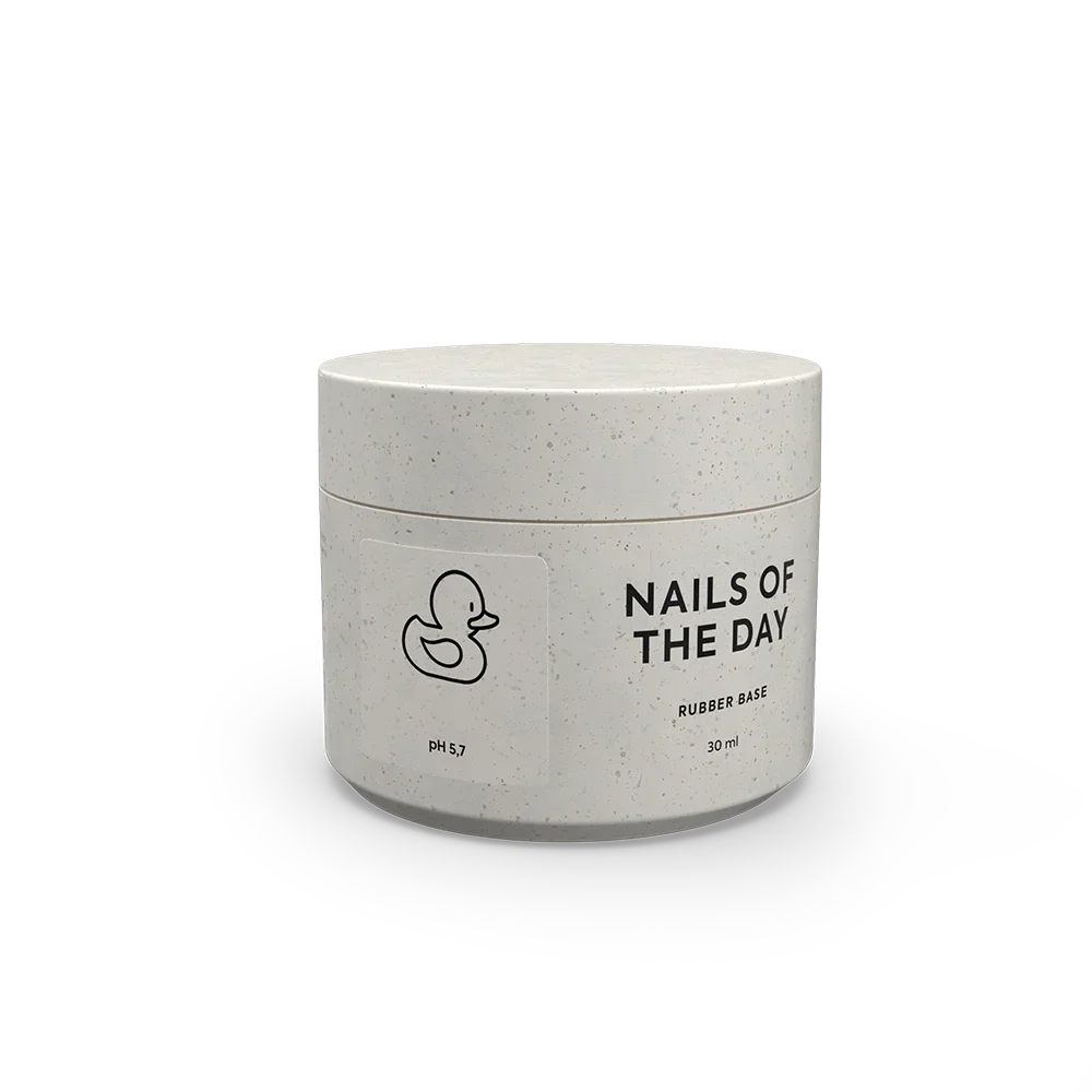 NAILSOFTHEDAY Rubber Base – base de caucho para uñas, 10 ml