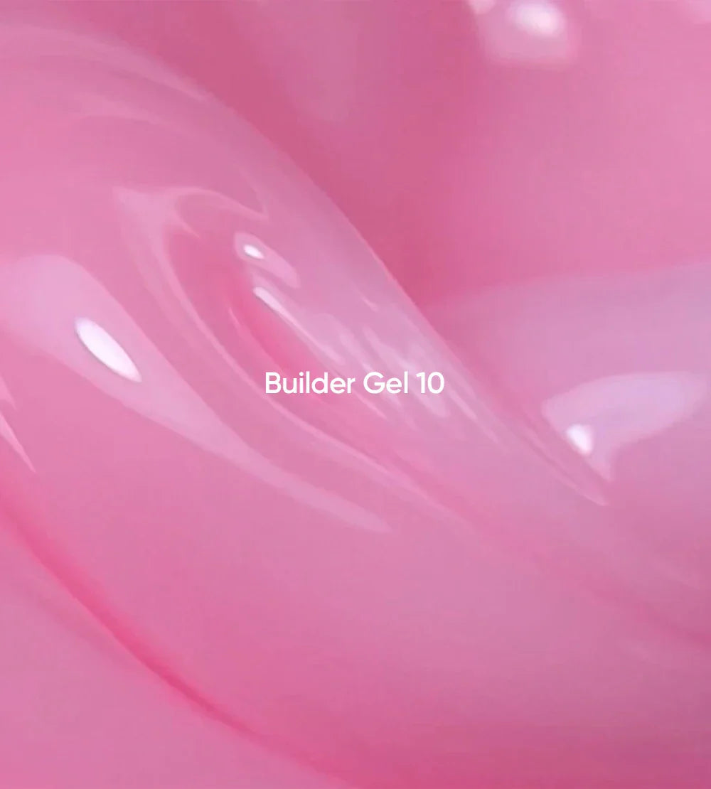 NAILSOFTHEDAY Builder Gel 10 — gel rosa para extensiones de uñas, 15 ml