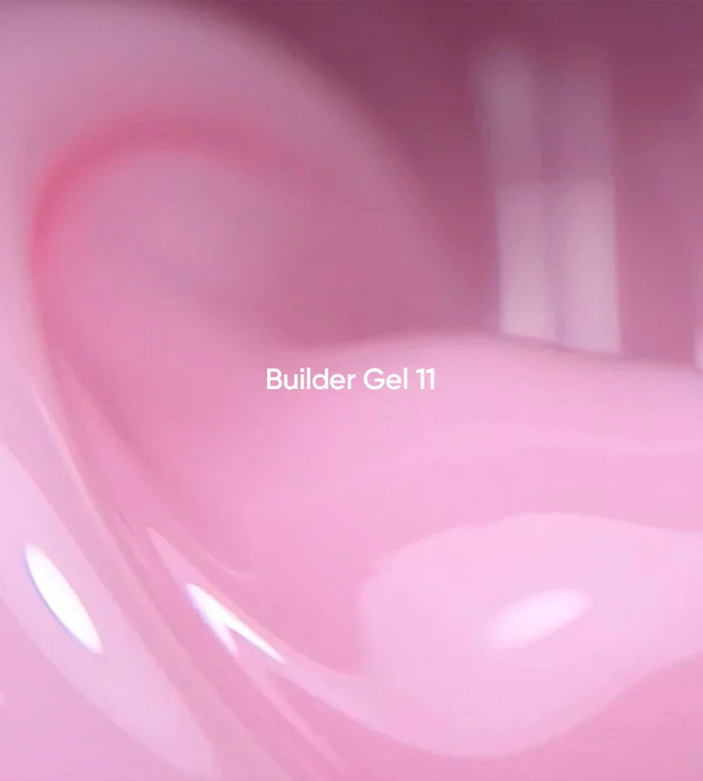 NAILSOFTHEDAY Builder Gel 11 — gel rosa claro para extensiones de uñas, 15 ml