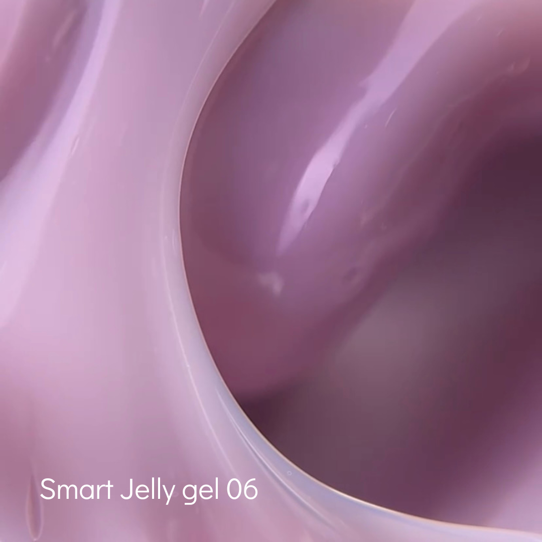 NAILSOFTHEDAY Smart Jelly gel 06 — gel de construcción de color rosa púrpura para uñas, 15 g