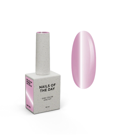 NAILSOFTHEDAY Korean cat eye 07 - esmalte semipermanente ojo de gato de color morado, 10 ml