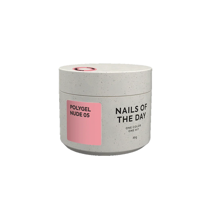 NAILSOFTHEDAY Polygel nude 05 —  Polígel rosa nude, 30 g