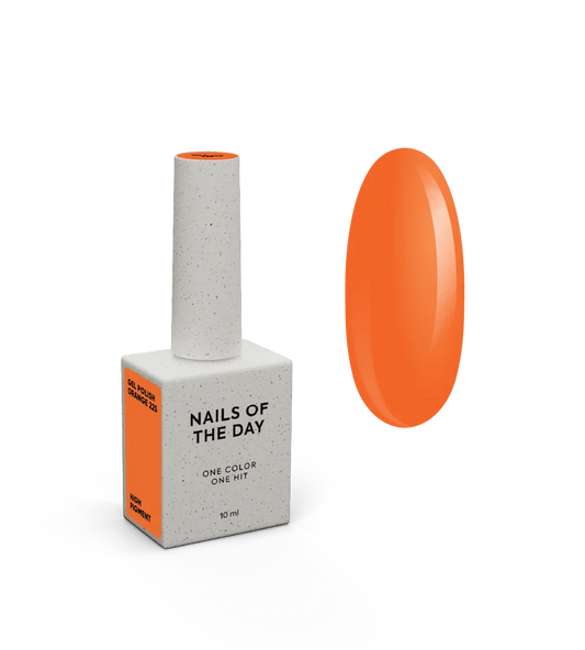 NAILSOFTHEDAY Let's Special Orange - Esmalte de uñas semipermanente especial naranja/zanahoria superpuesto en una capa, 10 ml