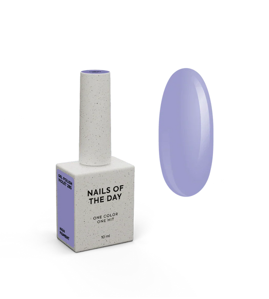 NAILSOFTHEDAY Let's Special Violet — esmalte semipermanente  de uñas color lila que cubre en una capa, 10 ml
