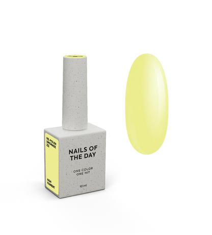 NAILSOFTHEDAY Let's Special Lemonade: esmalte semipermanente pastel de limón para cubrir uñas con una capa, 10 ml