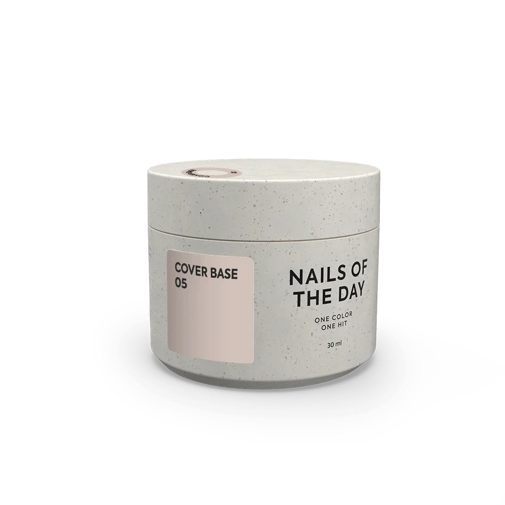 Nailsoftheday Cover base NEW Formula 05: base de camuflaje de caramelo frío para uñas, 10 ml