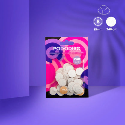 Recargas blancas para disco de pedicura PODODISC STALEKS PRO XS (50 uds)