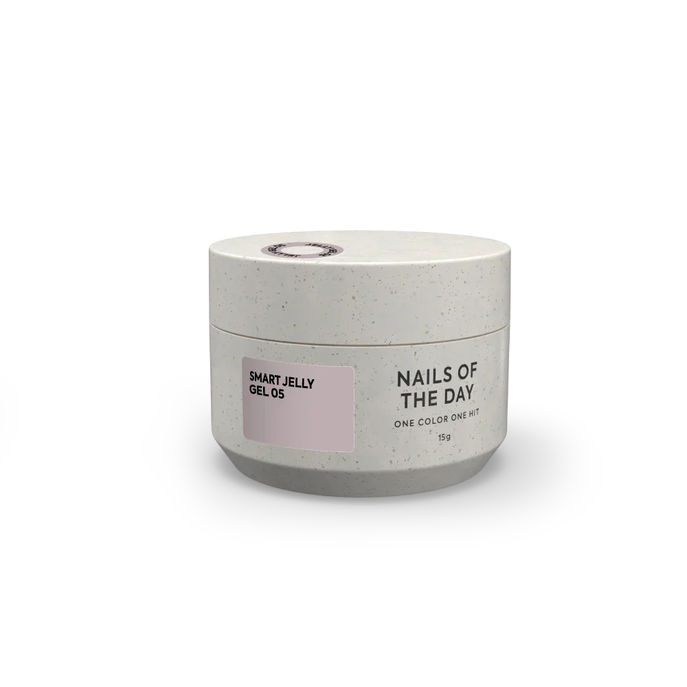 NAILSOFTHEDAY Smart Jelly gel 05: gel constructor para uñas de color marrón claro, 15 g