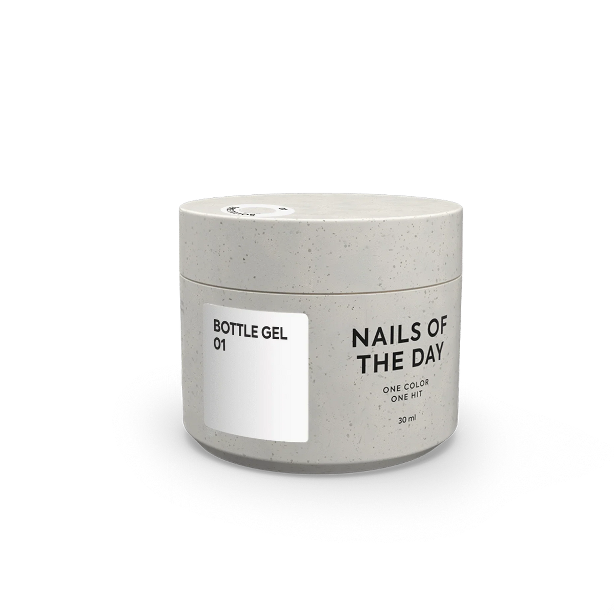 NAILSOFTHEDAY Bottle gel 01 – gel blanco ultrafuerte, 10 ml