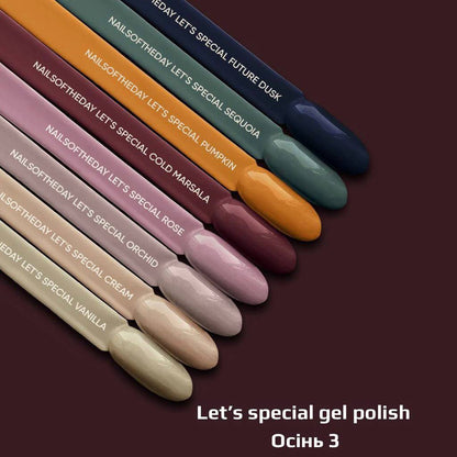 NAILSOFTHEDAY Let's Special Sequoia — esmalte semipermanente  de uñas  color oliva oscuro que cubre una capa, 10 ml