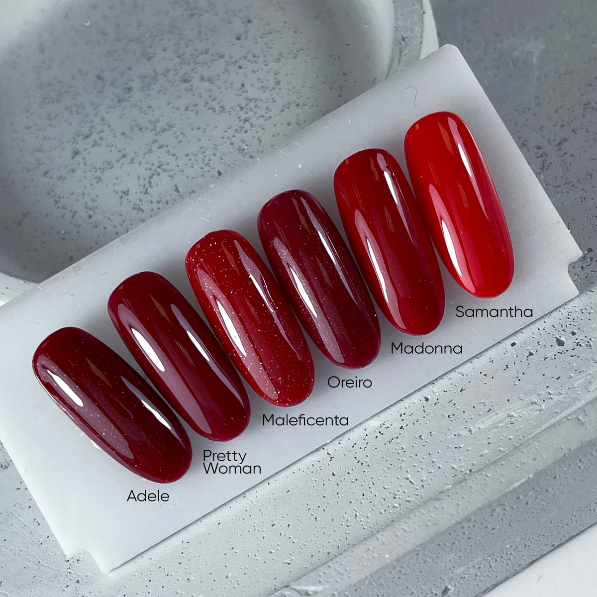 NAILSOFTHEDAY Let's Special Madonna: esmalte semipermanente de uñas con purpurina roja que cubre una capa, 10 ml