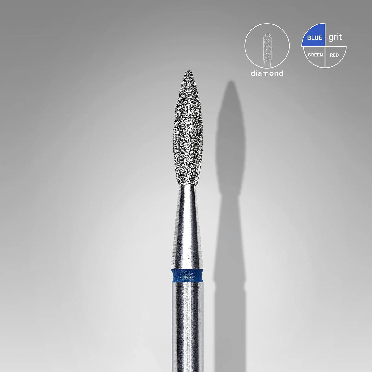 Fresa de diamante Llama. Azul, 2.1mm. FA11B021/8