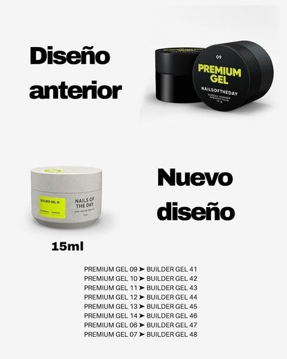 NAILSOFTHEDAY Premium gel 06 — gel de construcción turquesa, 30 ml