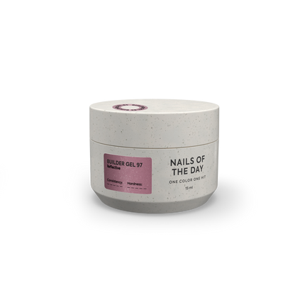 NAILSOFTHEDAY Builder Gel 97 — builder gel reflectante marrón, 15 ml