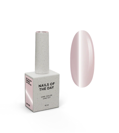 NAILSOFTHEDAY Korean cat eye 03 - esmalte semipermanente ojo de gato de color  nude rosa suave , 10 ml