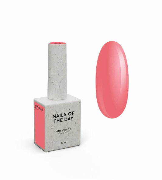 NAILSOFTHEDAY Bottle gel 10 – gel ultrafuerte, gel legendario, 10 ml