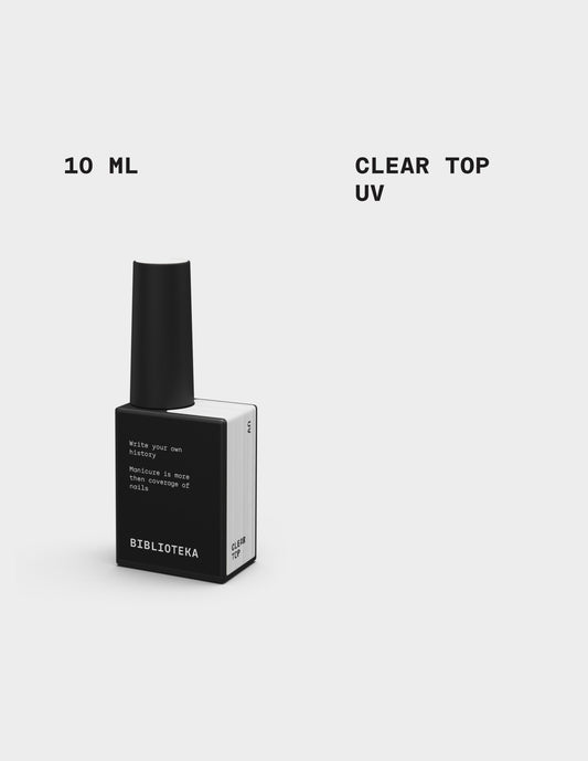 BIBLIOTEKA CLEAR TOP UV, 10 ml