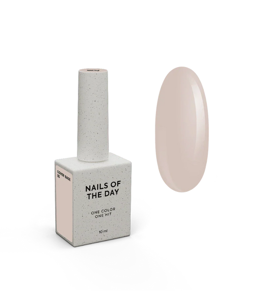 Nailsoftheday Cover base NEW Formula 05: base de camuflaje de caramelo frío para uñas, 10 ml