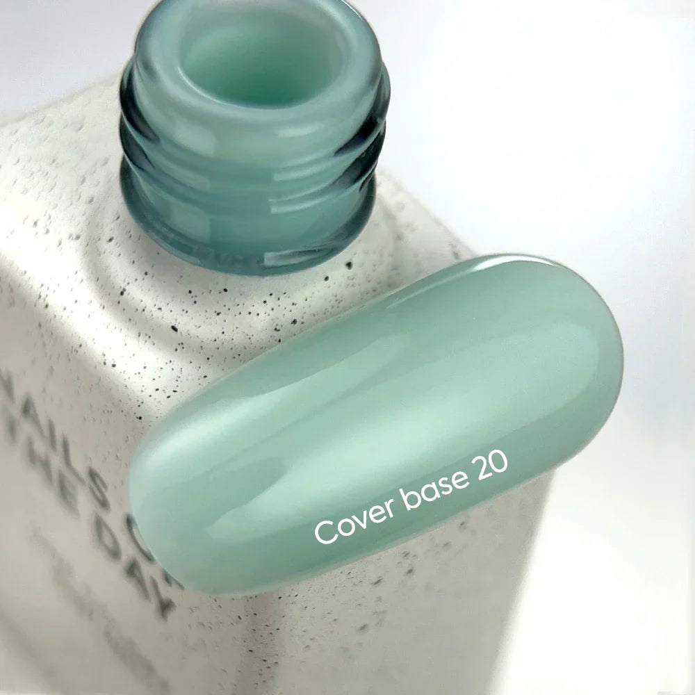 Nailsoftheday Cover base NEW Formula 20 - base camuflaje de color menta,  10 ml