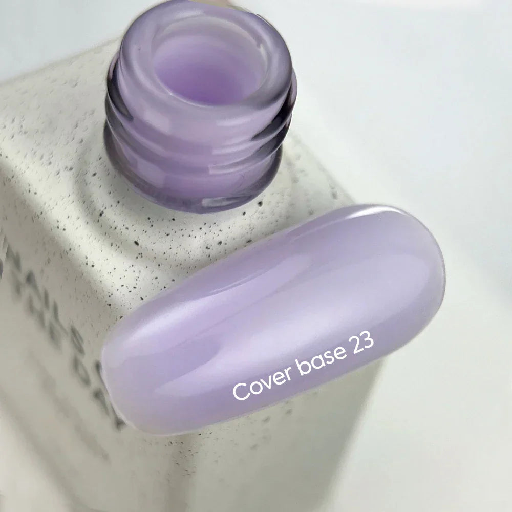 Nailsoftheday Cover base NEW Formula 23 - base camuflaje de color lilа, para uñas, 10 ml