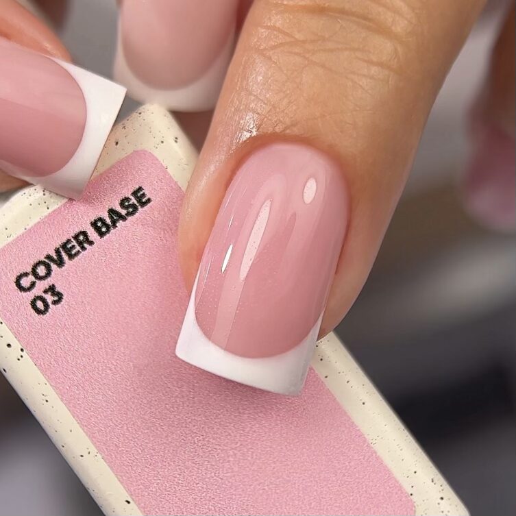 Nailsoftheday Cover base NEW Formula 03: base suave de camuflaje melocotón para uñas, 10 ml