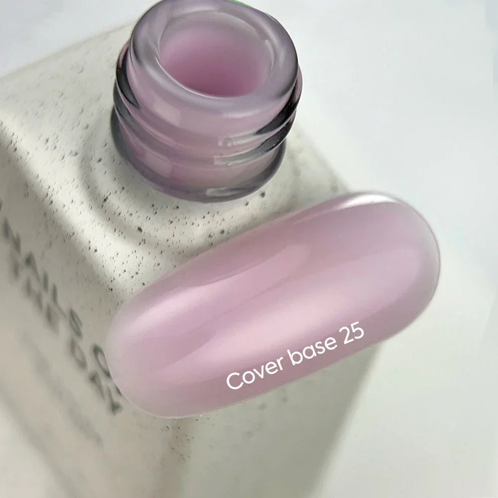 Nailsoftheday Cover base NEW Formula 25 - base camuflaje de color  rosa suave, 10 ml